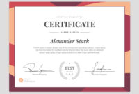 Free Certificate Template Powerpoint Intended For Fascinating Award Certificate Template Powerpoint