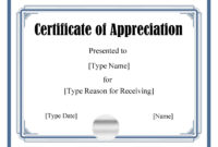 Free Certificate Template Word | Instant Download With Certificate Of Recognition Template Word