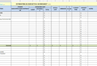 Free Construction Cost Estimate Excel Template Building With Cost Estimate Worksheet Template