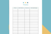 Free Creative Baby Shower Planner Template Word (Doc Within Baby Shower Agenda Template
