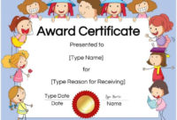 Free Custom Certificates For Kids | Customize Online With Fantastic Free Kids Certificate Templates