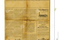 Free Editable Old Newspaper Template Word Document Blank With Simple Blank Old Newspaper Template