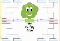 Free Fill In Family Tree Template Of Blank Family Tree In Fill In The Blank Family Tree Template