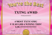 Free Funny Award Certificates Templates | Sample Funny With Regard To Free Most Likely To Certificate Templates