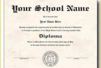 Free Ged Template Download Of High School Diploma Template Within Ged Certificate Template Download