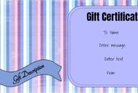 Free Gift Certificate Template | 50+ Designs | Customize Within Present Certificate Templates