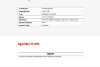 Free Non Profit Board Meeting Agenda Template Pdf | Word With Non Profit Board Meeting Agenda Template