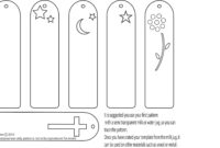 Free Patterns And Ideas: Bookmark Template And Patterns Pertaining To Free Blank Bookmark Templates To Print