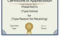 Free Printable Certificate Of Appreciation Template Intended For Fantastic Free Template For Certificate Of Recognition