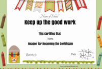 Free School Certificates &amp;amp; Awards Intended For Outstanding Effort Certificate Template