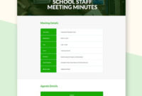 Free Staff Meeting Agenda Template Pdf | Word (Doc Throughout Fantastic Sharepoint Agenda Template