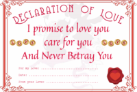 Free Valentine'S Day Certificates And Awards At Regarding Valentine Gift Certificate Template