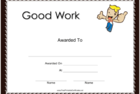 Good Work Certificate Template Download Printable Pdf Intended For Good Job Certificate Template
