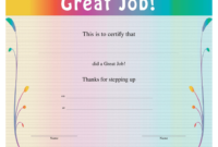 Great Job Certificate Template Download Printable Pdf Inside Good Job Certificate Template Free