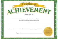 Green Printable Aports Award Certificate Template Doc Docs With Fresh Template For Certificate Of Award