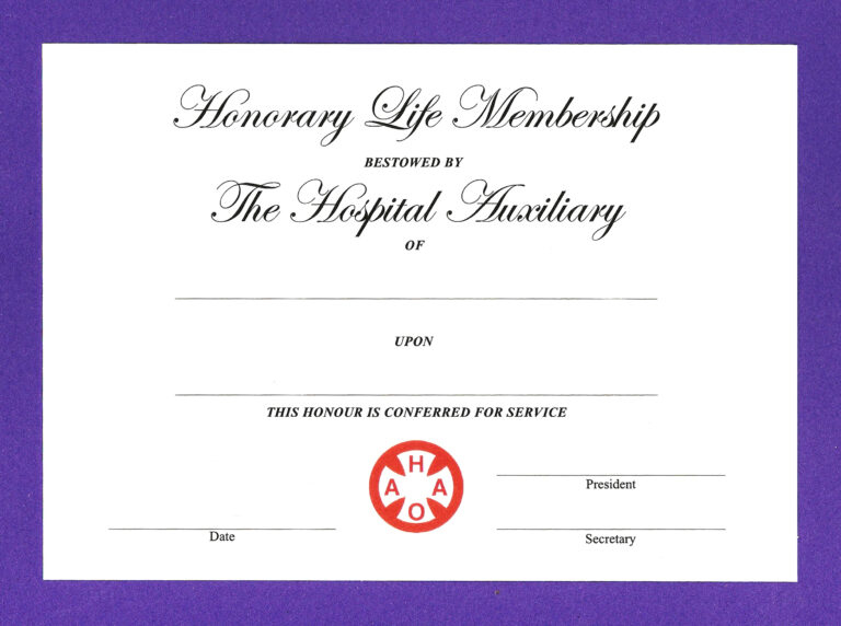 Honorary Membership Certificate Template Calep With Regard To New Member Certificate Template