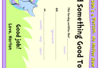 I Did Something Good Today Certificate Template Download Inside Good Job Certificate Template