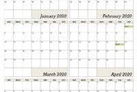 Incredible 6 Month Fill In Calendar On One Page With Regard To Blank One Month Calendar Template