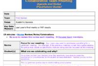 Jigsaw Learning :: Collaborative Team Meetings Inside Collaboration Meeting Agenda Template