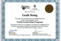 Leadership Award Certificate Template New Leadership For Awesome Leadership Award Certificate Template