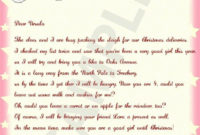 Letter From Santa Template Cyberuseofficial Letters Intended For Awesome Blank Letter From Santa Template