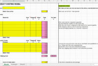Life Cycle Cost Analysis Excel Spreadsheet Design Of In Cost Analysis Spreadsheet Template
