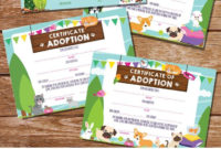 Make It Official With Pet Adoption Certificates # Pertaining To Awesome Dog Adoption Certificate Free Printable 7 Ideas