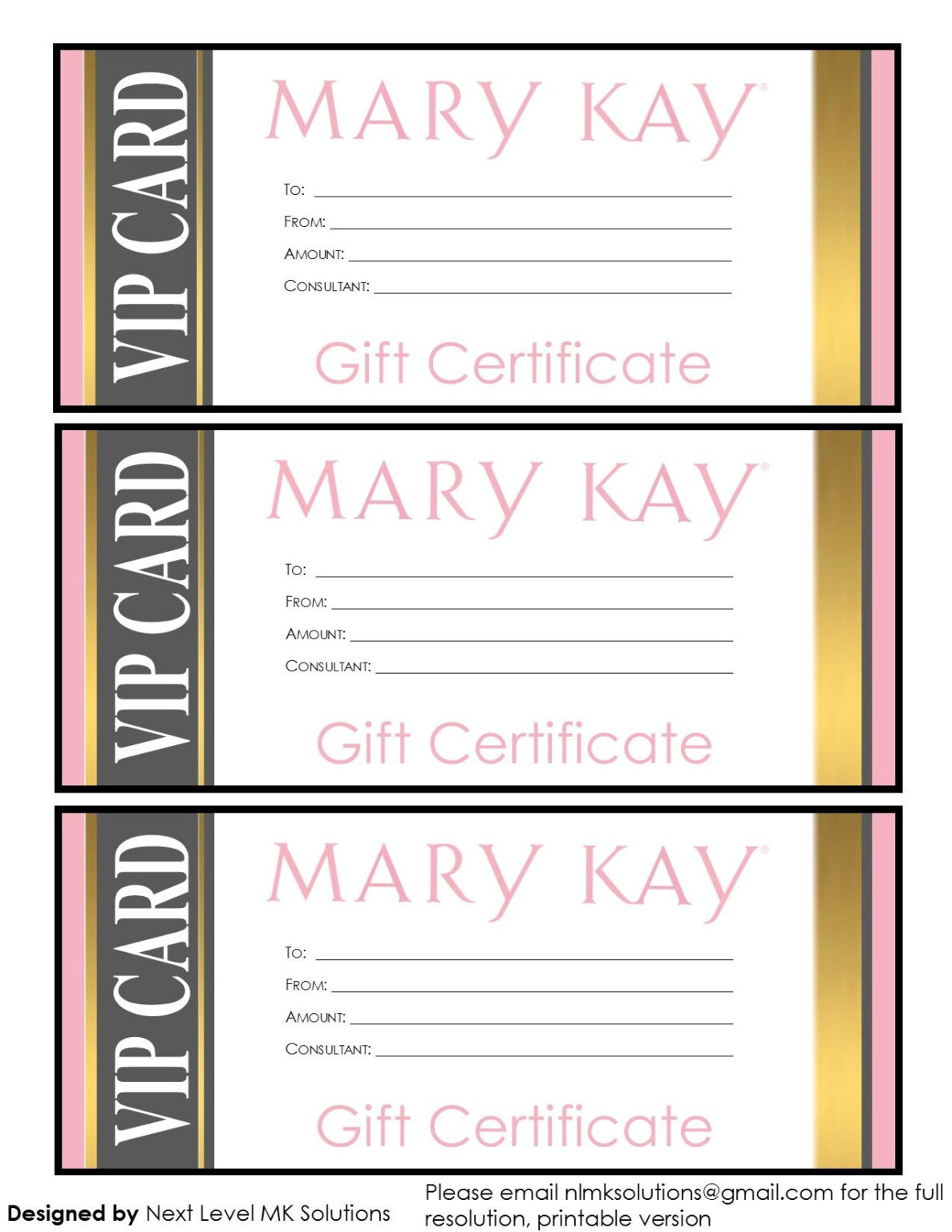 Mary Kay Gift Certificate Template Douglasbaseball Inside Mary Kay Gift Certificate Template