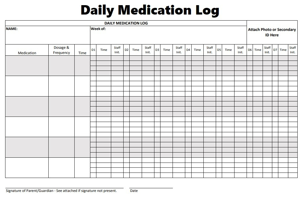 Medication Log Templates | 8+ Free Printable &amp; Editable Ms Within Fascinating Blank Prescription Form Template