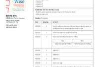 Meeting Wise Agenda Template 2020 Fill And Sign With Free Conference Agenda Template