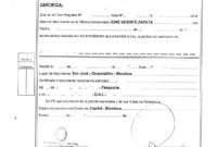 Mexican Birth Certificate Translation Template Choice Inside Simple Birth Certificate Translation Template English To Spanish