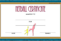 Netball Certificate Template [10+ Best Designs Free Download] Pertaining To Table Tennis Certificate Templates Editable