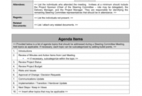 New Employee Orientation Agenda Template Throughout Fresh Scout Committee Meeting Agenda Template