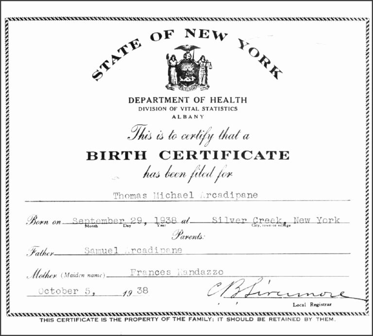 Official Blank Birth Certificate For A Birth Certificate Intended For Editable Birth Certificate Template