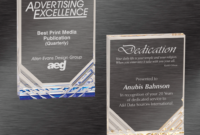 Outstanding Achievement Award | Jewel Mirage Acrylic With Outstanding Achievement Certificate