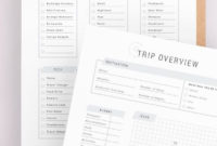 Packing List Blank Packing List Itinerary Template Trip # Intended For Blank Packing List Template