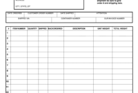 Packing Slip Template Fill, Print, Download In Pdf Intended For Awesome Blank Packing List Template