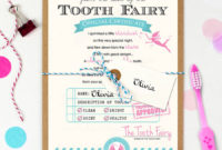 Personalised 'Tooth Fairy' Certificateeskimo Kiss In Fresh Free Tooth Fairy Certificate Template