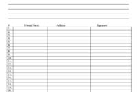 Petition Form Fill Online, Printable, Fillable, Blank In Throughout Blank Petition Template