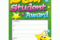 Pin On Coloring And Crafts Intended For Student Of The Week Certificate Templates