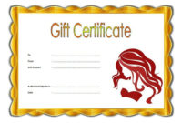 Pin On Salon Gift Certificate Ideas Free For New Salon Gift Certificate