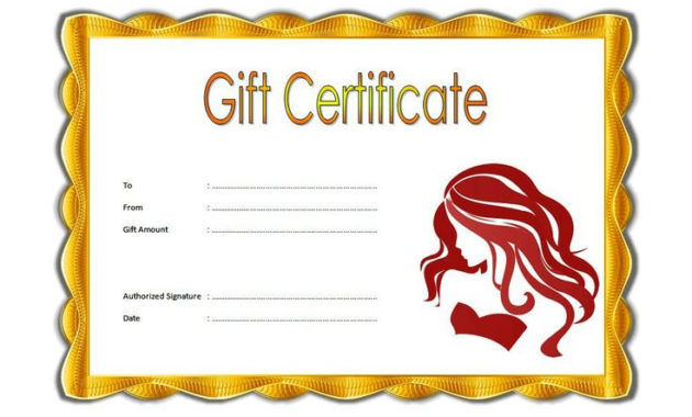 Pin On Salon Gift Certificate Ideas Free For New Salon Gift Certificate