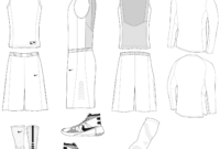 Pin On The Best Template Example Within Blank Basketball Uniform Template