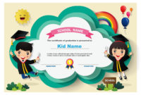 Preschool Kids Diploma Certificate 833843 Download Free Intended For Fantastic Free Kids Certificate Templates