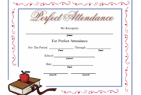 Printable Attendance Certificates | Blank Certificates Inside Vbs Attendance Certificate Template