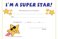 Printable Award Certificates For Students Craft Ideas Intended For Star Student Certificate Template