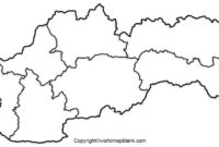 Printable Map Of Slovakia | World Map Blank And Printable Intended For Blank City Map Template