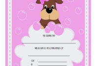 Puppy Birth Certificate Free Printable 1 Di 2020 With Regard To Pet Birth Certificate Template