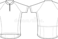 Realistic Cycling Uniforms. Branding Mockup. Bike Or With Blank Cycling Jersey Template