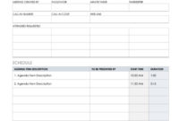 Recurring Meeting Agenda Template | Meeting Agenda Intended For Church Staff Meeting Agenda Template